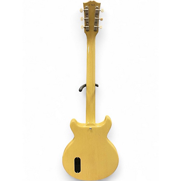 Used 2017 Gibson 1958 Les Paul Jr AGED Double Cutaway TV Yellow Solid Body Electric Guitar