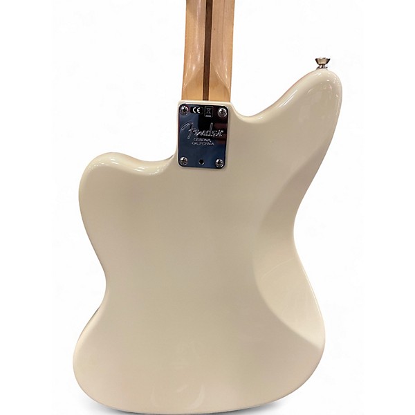 Used Fender American Professional Jazzmaster Olympic White Solid Body Electric Guitar