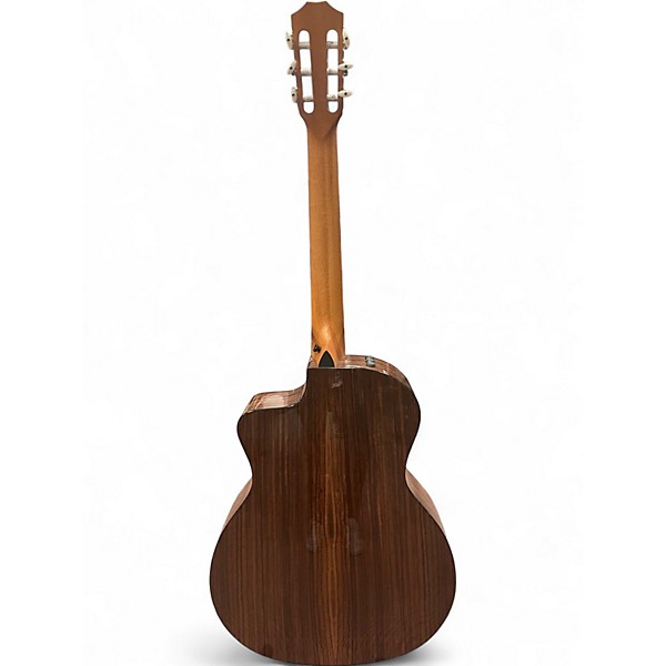 Used Taylor 214CE-N plus 2 Color Sunburst Classical Acoustic Electric Guitar