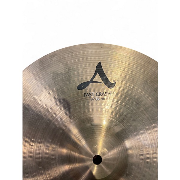 Used Zildjian 14in A Series Fast Crash Cymbal