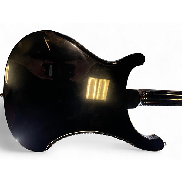 Used 2012 Rickenbacker 4003 Black and White Electric Bass Guitar