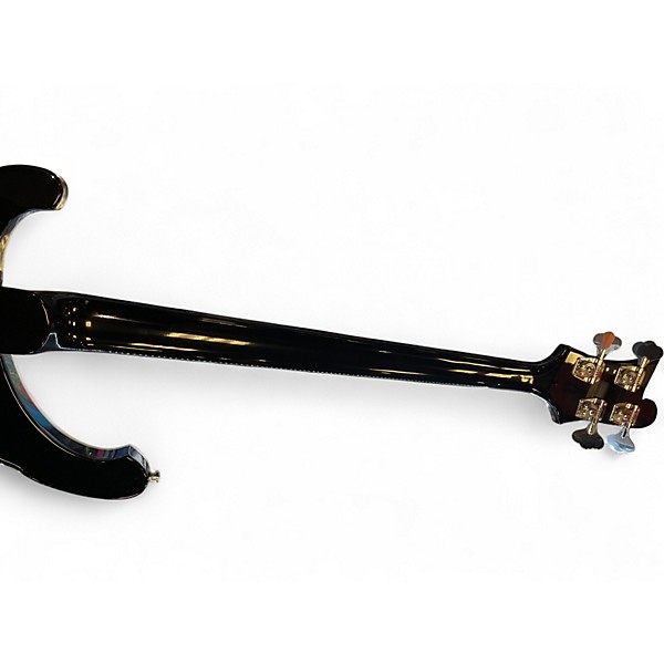 Used 2012 Rickenbacker 4003 Black and White Electric Bass Guitar