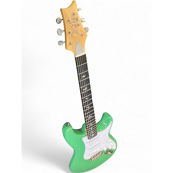 Used PRS SE Silver Sky EVERGREEN Solid Body Electric Guitar