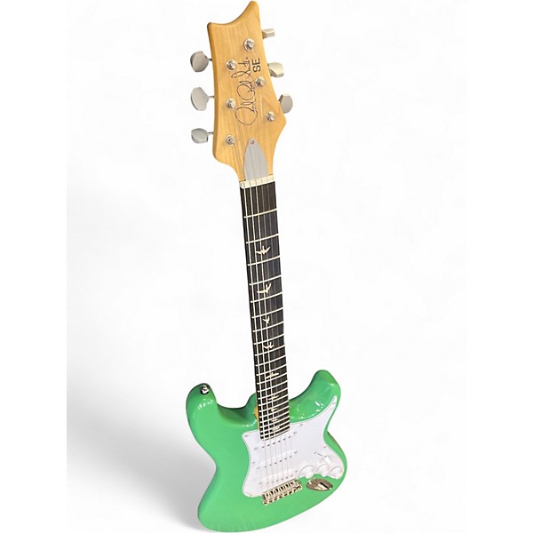 Used PRS SE Silver Sky EVERGREEN Solid Body Electric Guitar