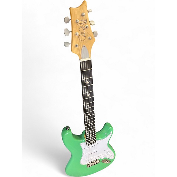 Used PRS SE Silver Sky EVERGREEN Solid Body Electric Guitar