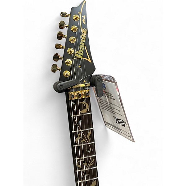 Used 2024 Ibanez PIA3761 Steve Vai Signature onyx Solid Body Electric Guitar