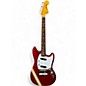Used Fender Competition Mustang Candy Apple Red Solid Body Electric Guitar thumbnail