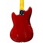 Used Fender Competition Mustang Candy Apple Red Solid Body Electric Guitar