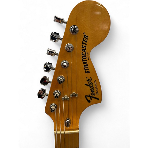 Vintage 1978 Fender Standard Stratocaster Burgundy Solid Body Electric Guitar