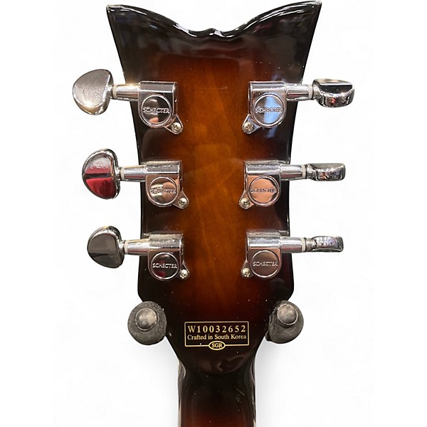 Used Schecter Guitar Research Solo 6 Special 2 Tone Sunburst Solid Body Electric Guitar