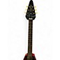Used 2024 Epiphone Flying V 58' reissue Ruby Red Sparkle Solid Body Electric Guitar