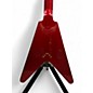 Used 2024 Epiphone Flying V 58' reissue Ruby Red Sparkle Solid Body Electric Guitar