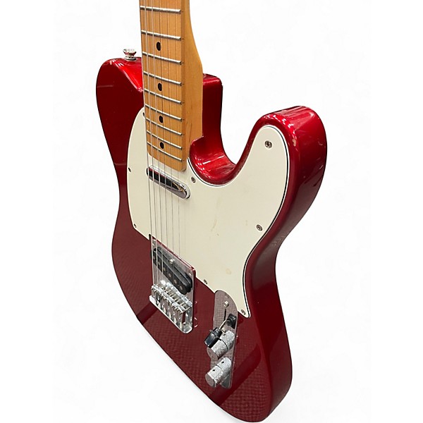 Used Squier Telecaster Candy Apple Red Solid Body Electric Guitar