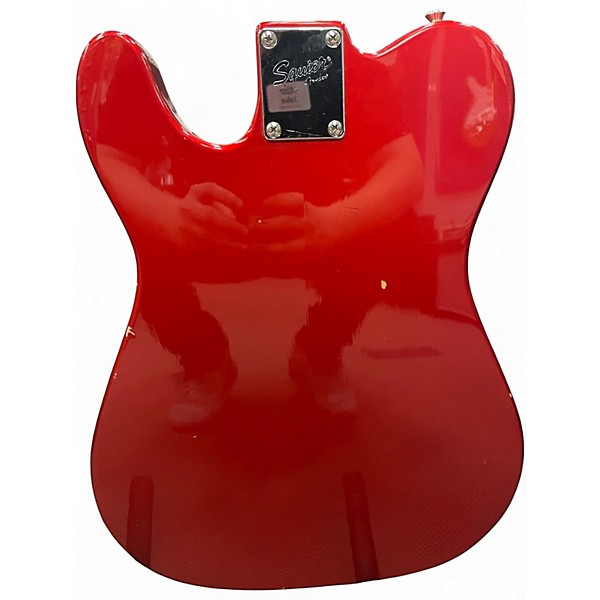 Used Squier Telecaster Candy Apple Red Solid Body Electric Guitar
