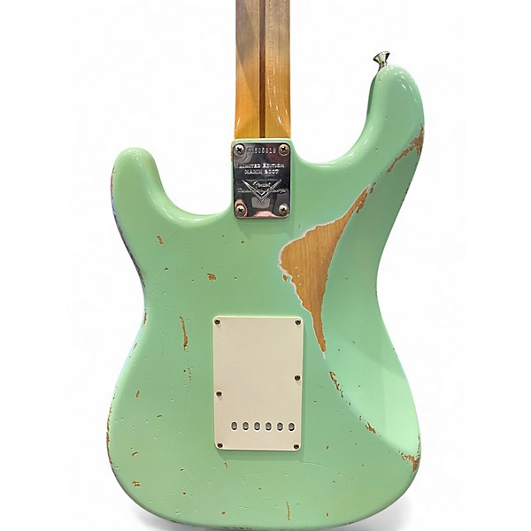 Used 2007 Fender 1957 STRATOCASTER RELIC Namm show surf green Solid Body Electric Guitar