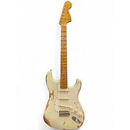 Used 2018 Fender 1969 heavy relic strat Olympic White Solid Body Electric Guitar