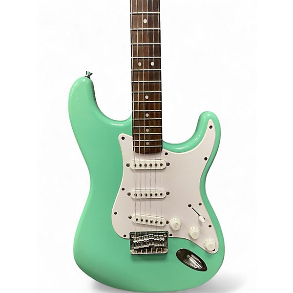 Used Squier Bullet Stratocaster Hardtail Seafoam Green Solid Body Electric Guitar