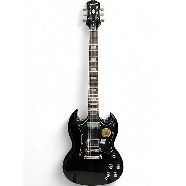 Used Epiphone SG Pro Ebony Solid Body Electric Guitar