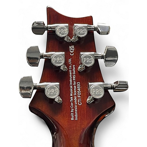 Used PRS STANDARD LEFT HANDED Brown Sunburst Solid Body Electric Guitar