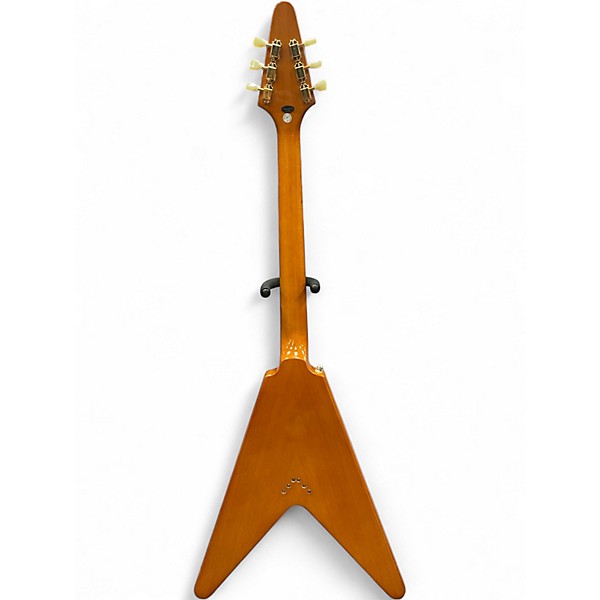 Used Epiphone 1958 Korina Flying V aged natural Solid Body Electric Guitar