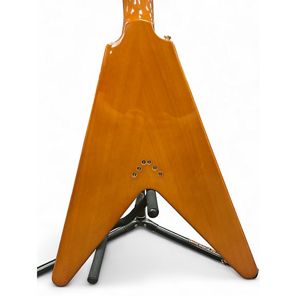 Used Epiphone 1958 Korina Flying V aged natural Solid Body Electric Guitar