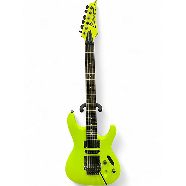 Used Ibanez S1XXV S1 Neon Green Solid Body Electric Guitar