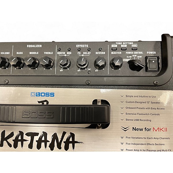 Used BOSS Katana KTN50 MKII 50W 1X12 Guitar Combo Amp