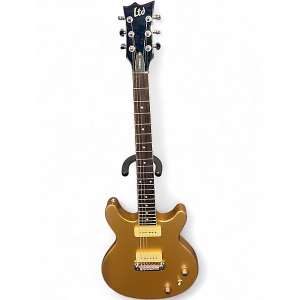 Used ESP LTD Hybrid II Gold Solid Body Electric Guitar