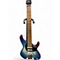 Used Ibanez QX54QM Ocean Blue Burst Solid Body Electric Guitar thumbnail