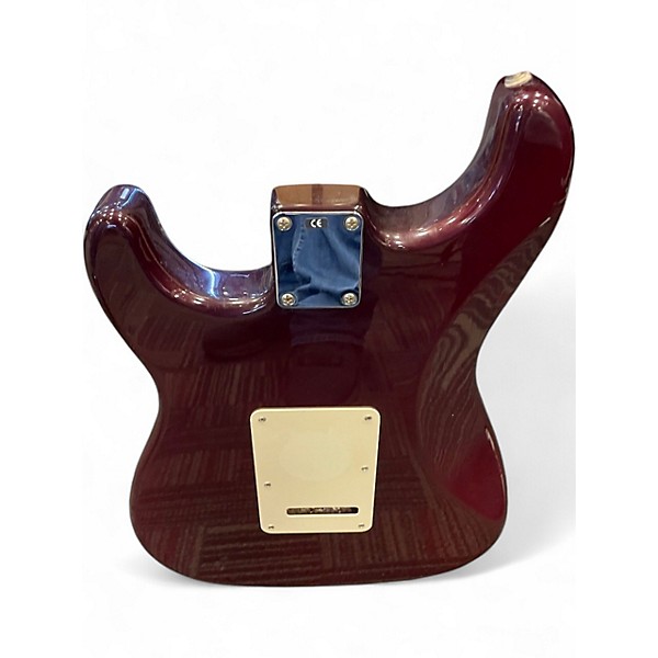 Used Fender Standard Stratocaster Midnight Wine Solid Body Electric Guitar