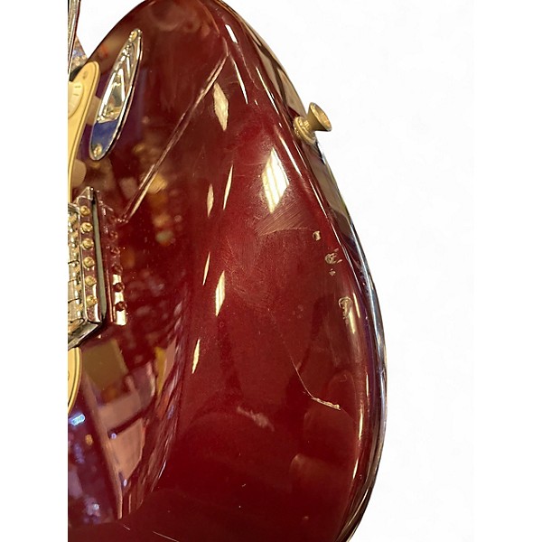 Used Fender Standard Stratocaster Midnight Wine Solid Body Electric Guitar