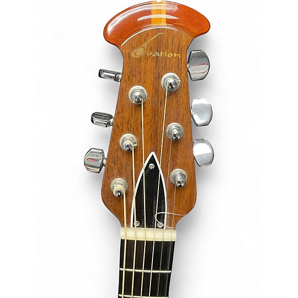 Used Ovation 1973 Balladeer Tobacco Burst Acoustic Guitar