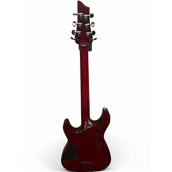 Used Schecter Guitar Research C-1 ELITE Trans Red Solid Body Electric Guitar