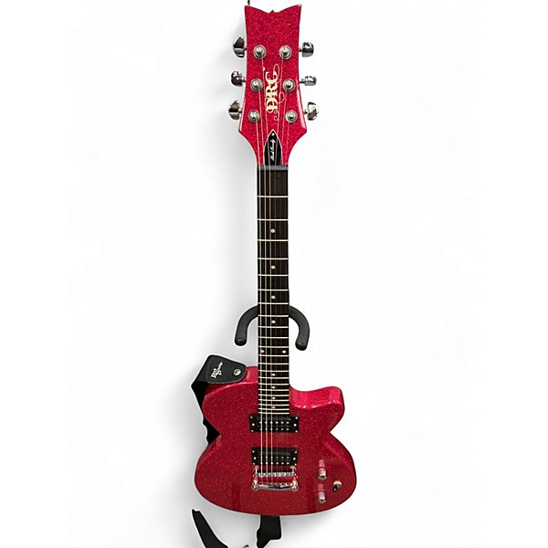 Used Daisy Rock Rock Candy Classic PINK SPARKLE Solid Body Electric Guitar
