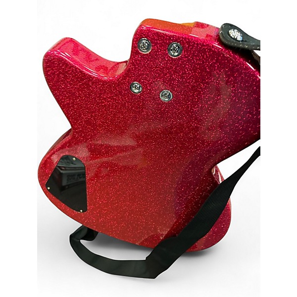 Used Daisy Rock Rock Candy Classic PINK SPARKLE Solid Body Electric Guitar