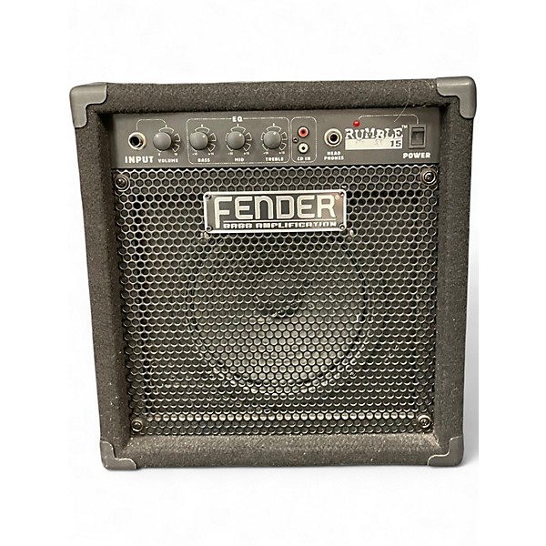 Used Fender Rumble 15 15W 1X8 Bass Combo Amp