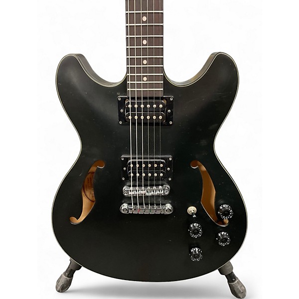 Used Ibanez AS73B Artcore Black Hollow Body Electric Guitar