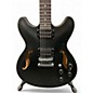 Used Ibanez AS73B Artcore Black Hollow Body Electric Guitar