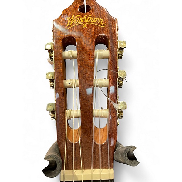 Used Washburn C5-WSH-A Natural Classical Acoustic Guitar