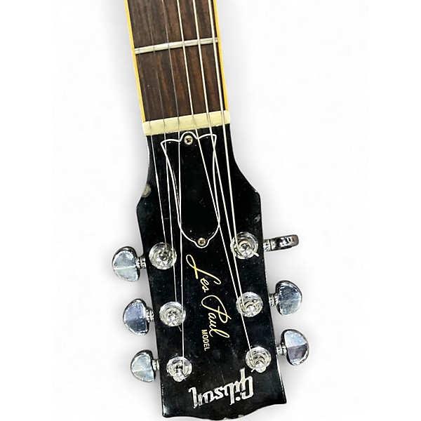 Used 2007 Gibson Les Paul Standard Double Cut Black Solid Body Electric Guitar