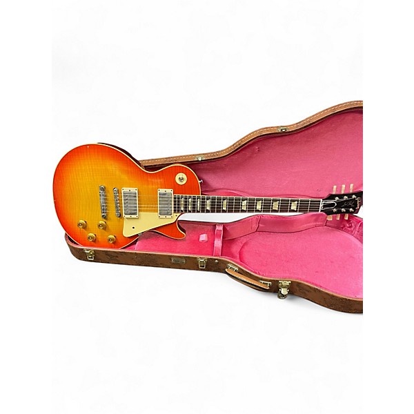 Used Gibson 1960 Custom Shop 70th Anniversary Murphy Lab ULA Les Paul Cherry Burst Solid Body Electric Guitar