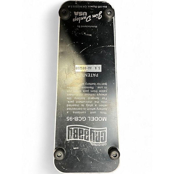 Used Dunlop GCB95 Original Crybaby Wah Effect Pedal
