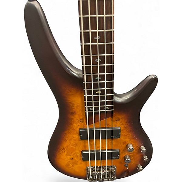 Used Ibanez SR505 5 String Mahogany Electric Bass Guitar