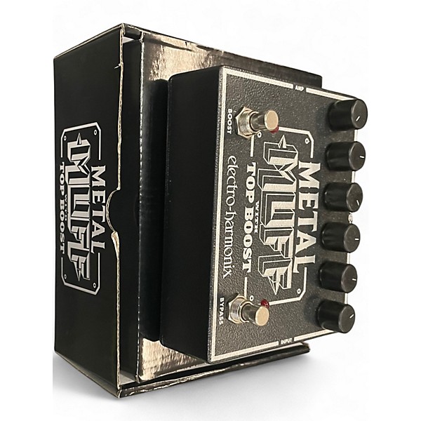 Used Electro-Harmonix Metal Muff Distortion With Top Boost Effect Pedal