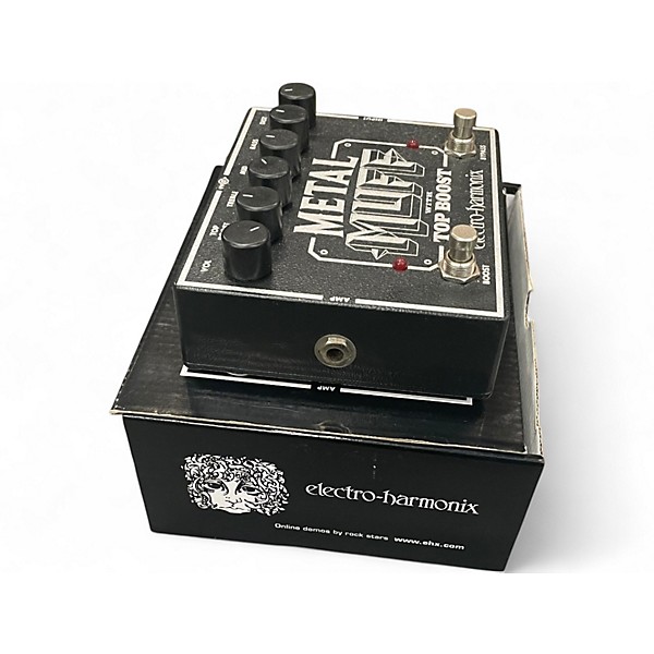 Used Electro-Harmonix Metal Muff Distortion With Top Boost Effect Pedal