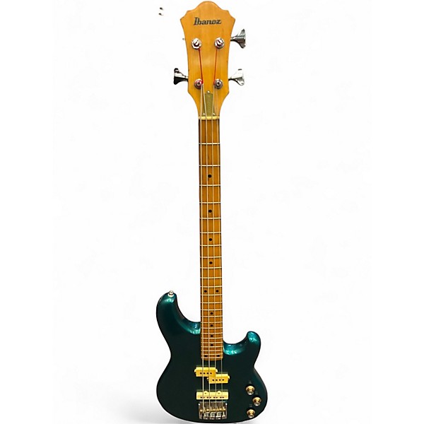Used Ibanez ROADSTER BASS Green Electric Bass Guitar