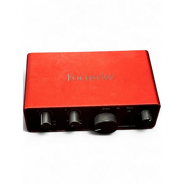 Used Focusrite Scarlett Solo Gen 4 Audio Interface