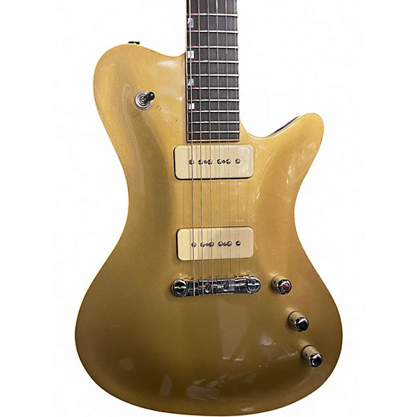 Used Rodriguez Custom Carve Top Gold Top Solid Body Electric Guitar