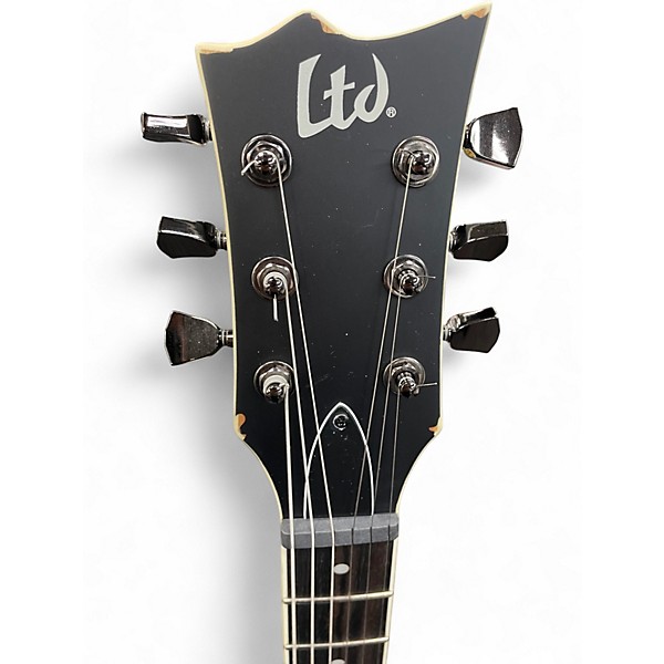 Used ESP LTD VOLSUNG LARS SIGNATURE Black Solid Body Electric Guitar
