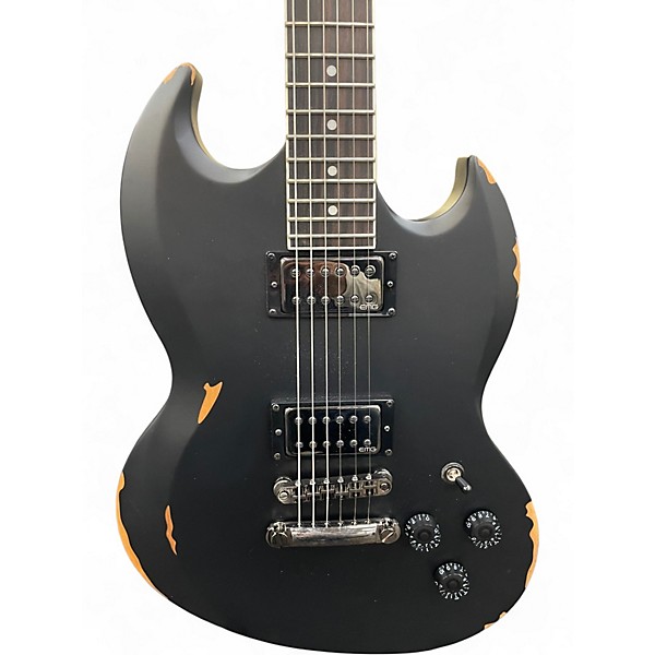 Used ESP LTD VOLSUNG LARS SIGNATURE Black Solid Body Electric Guitar